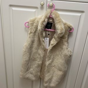 Dynamite fur vest jacket